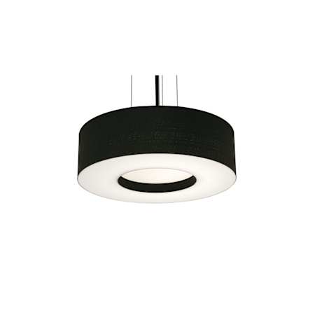 AFX Montclair 3 Light 15" Wide Pendant Black / White