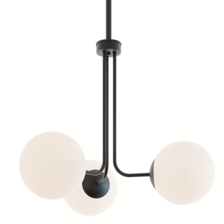 AFX Metropolitan 27" Wide LED Abstract Pendant Black