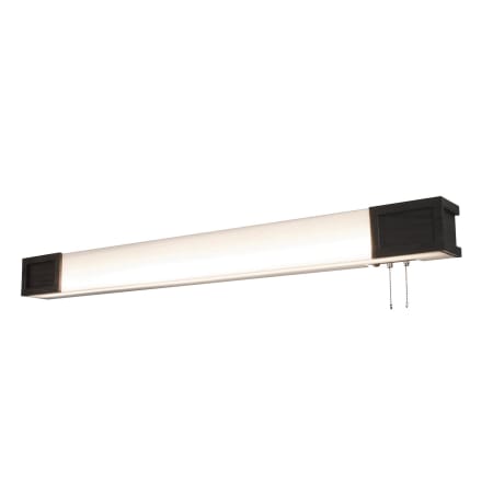 AFX Marquette Single Light 38" Wide Integrated LED Bath Bar Walnut