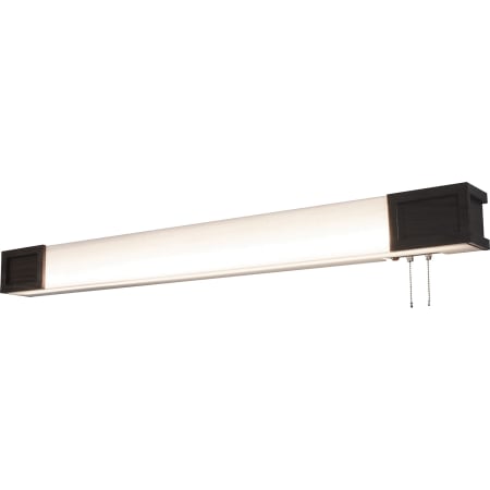 AFX Marquette Single Light 50" Wide Integrated LED Bath Bar Walnut