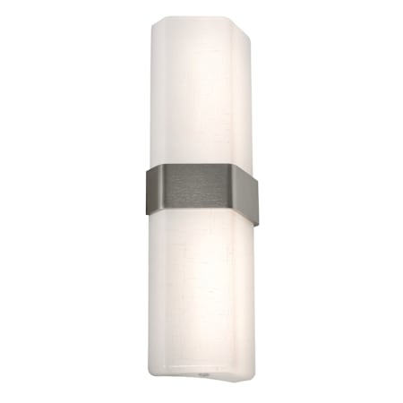 AFX Naples 16" Tall Wall Sconce Satin Nickel / White