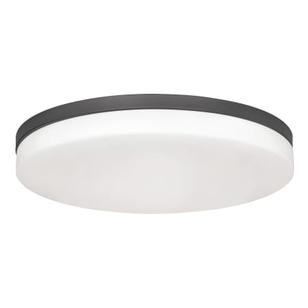 AFX Oscar 19" Wide LED Flush Mount Drum Ceiling Fixture Black