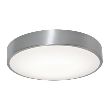 AFX Octavia 19" Wide LED Flush Mount Drum Ceiling Fixture Brushed Aluminum
