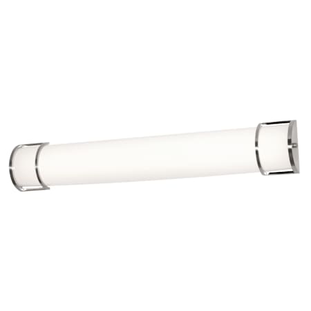 AFX Pacific 36" Wide Bath Bar Satin Nickel / White
