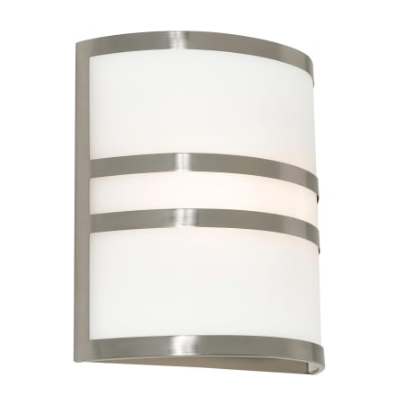 AFX Plaza 2 Light 11" Tall Wall Sconce Brushed Nickel