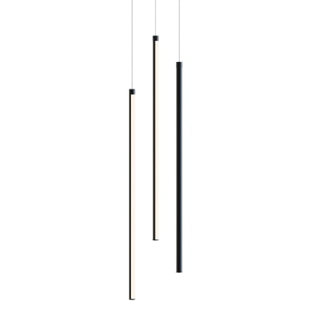 AFX Rosemont 8" Wide LED Multi Light Pendant Black