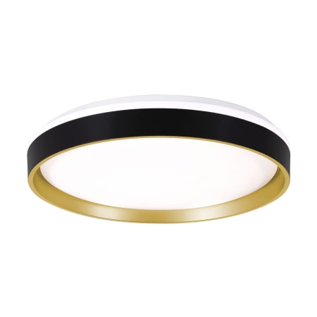 AFX Ceiling 19" Wide LED Flush Mount Drum Ceiling Fixture Black