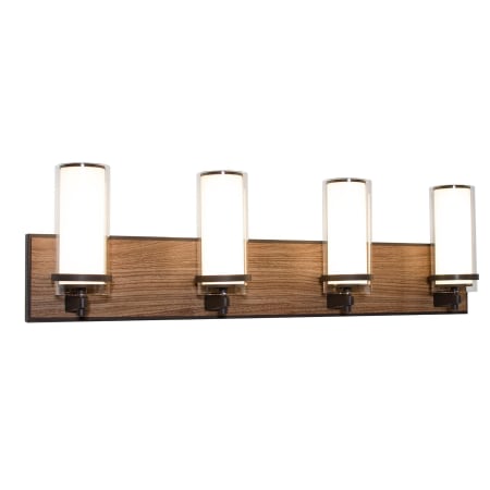 AFX Arden 4 Light 30" Wide Integrated LED Bathroom Vanity Light Oil Rubbed Bronze