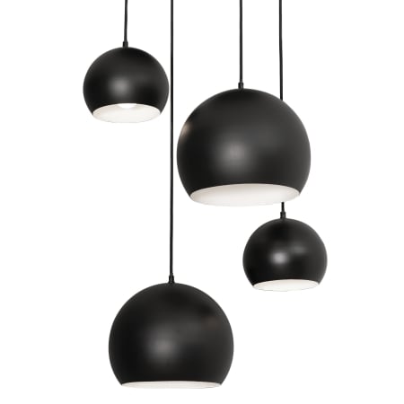 AFX Roxy 4 Light 24" Wide Multi Light Pendant Black