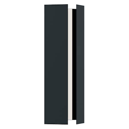 AFX Ryan 24" Tall LED Outdoor Wall Sconce Black