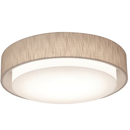 AFX Sanibel 3 Light 24" Wide Flush Mount Drum Ceiling Fixture Jute