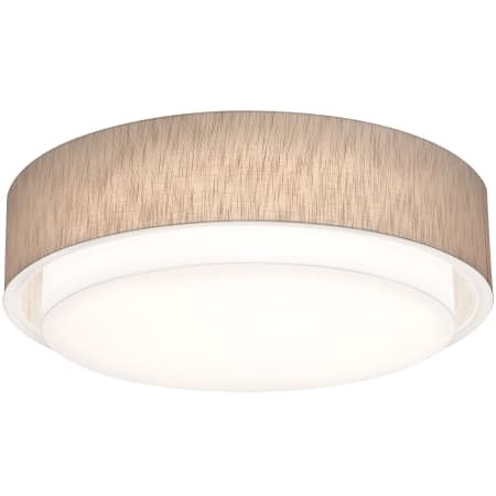 AFX Sanibel 4 Light 32" Wide Flush Mount Drum Ceiling Fixture Jute / White
