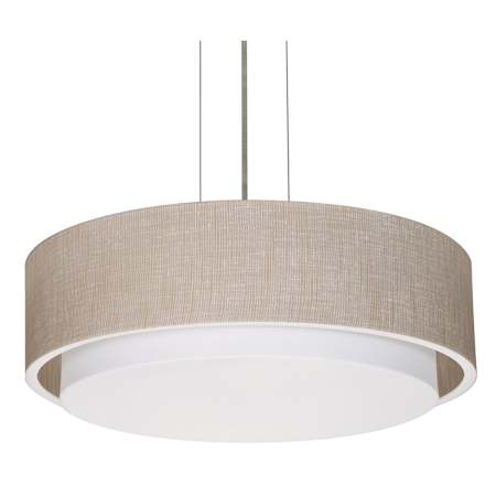 AFX Sanibel 18" Wide LED Pendant Satin Nickel