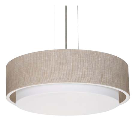 AFX Sanibel 24" Wide Suspension Pendant Satin Nickel