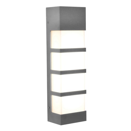 AFX State Single Light 17" Tall LED Outdoor Wall Sconce Textured Grey