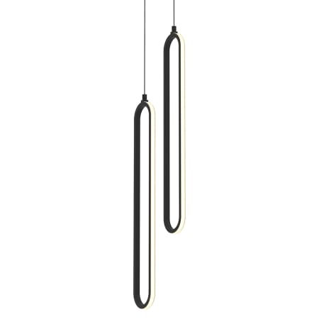 AFX Sienna 23" Tall LED Multi Light Pendant Black / White