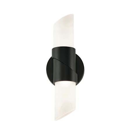 AFX Slice 13" Tall Wall Sconce Black / White