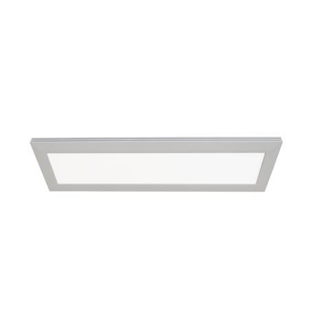 AFX Sloane Single Light 50" Wide Integrated LED Flush Mount Linear Ceiling Fixture Satin Nickel