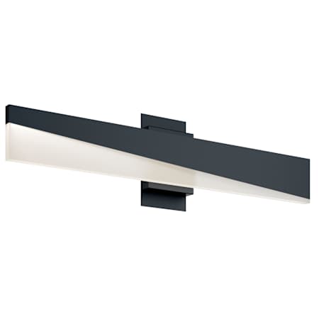 AFX Slant 3" Wide LED Bath Bar Black