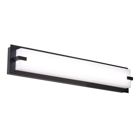 AFX Sinclair 24" Wide LED Bath Bar Black