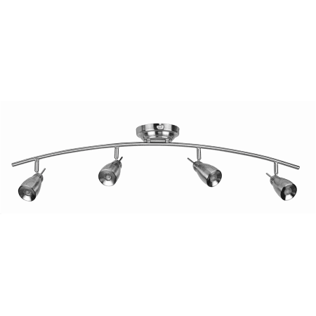 AFX Satellite 35" Wide LED Fixed Rail Linear Ceiling Fixture Satin Nickel