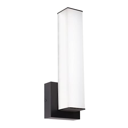 AFX Tad 14" Tall LED Wall Sconce Black