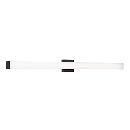 AFX Tad 49" Wide LED Vanity Bath Bar Black