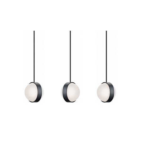 AFX Verona 9" Wide LED Multi Light Pendant Black