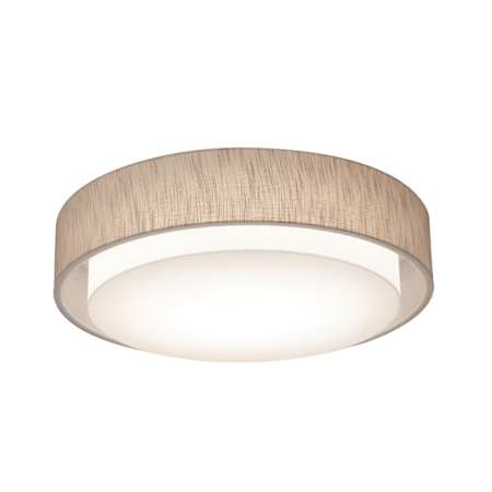 AFX Sanibel 23" Wide LED Flush Mount Drum Ceiling Fixture Jute