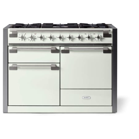 AGA Elise Series 48 Inch Wide 6 Cu. Ft. Free Standing Dual Fuel Range White