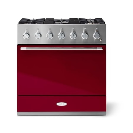 AGA Mercury Series 36 Inch Wide 4.9 Cu. Ft. Slide In Dual Fuel Range with Glide Out Broiler System™ Cranberry