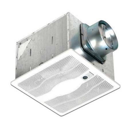 Air King ECO Humidity Sensing 50 - 130 CFM 0.3 Sone Ceiling Mounted Energy Star Certified Bath Fan White
