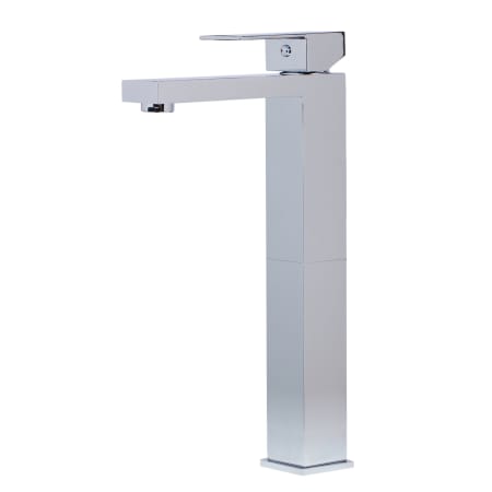 ALFI brand Tall Square Single Lever Bathroom Faucet Polished Chrome