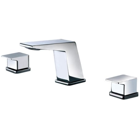 ALFI brand 1.2 GPM Widespread Bathroom Faucet - Less Drain Assembly Polished Chrome