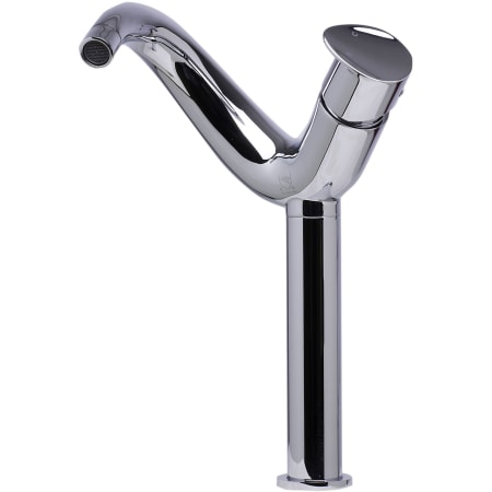 ALFI brand Wave 1.2 GPM Single Hole Extended Bathroom Faucet Polished Chrome