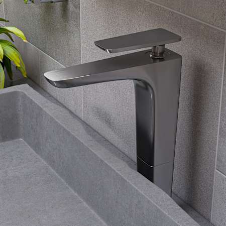 ALFI brand 1.2 GPM Single Hole Bathroom Faucet - Less Drain Assembly Brushed Nickel
