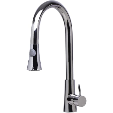 ALFI brand Pullout Spray Kitchen Faucet Polished Stainless Steel