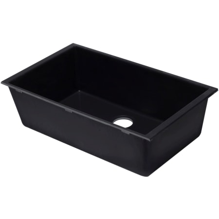 ALFI brand Alfi Trade 33" Undermount Single Basin Granite Composite Kitchen Sink Black