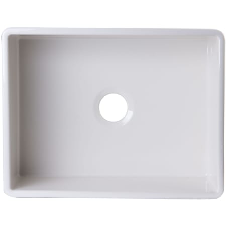 ALFI brand 26" Single Basin Farmhouse Fireclay Kitchen Sink Biscuit