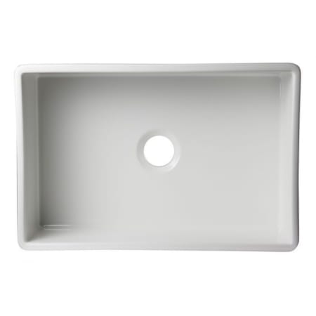 ALFI brand 29-7/8" Single Basin Farmhouse Fireclay Kitchen Sink Biscuit