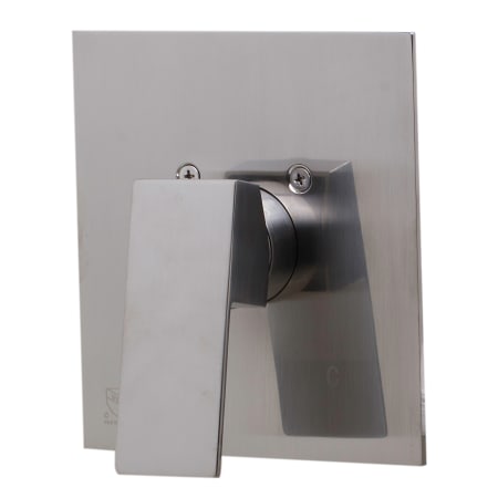 ALFI brand Shower Valve Mixer with Square Lever Handle Brushed Nickel