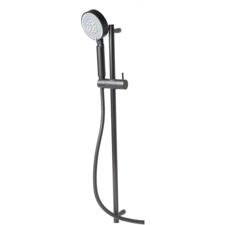ALFI brand 1.8 GPM Single Function Hand Shower – Includes Slide Bar, Hose, and Wall Supply Black Matte
