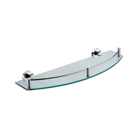 ALFI brand 19-3/4" Wall Mounted Glass Shelf Polished Chrome