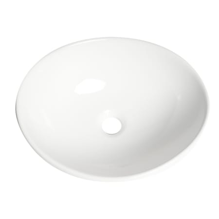 ALFI brand 15-3/8" Oval Vitreous China Vessel Bathroom Sink White