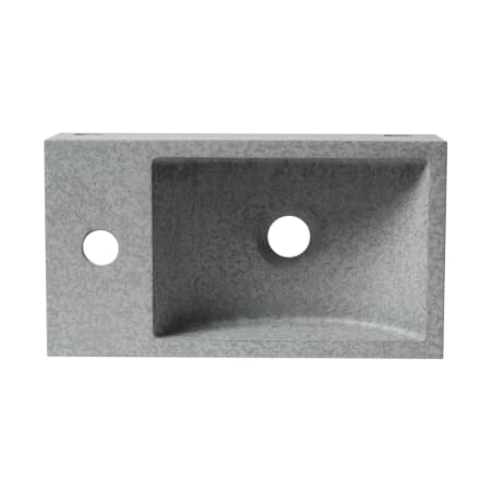 ALFI brand 15-3/4" Rectangular Concrete Wall Mounted Bathroom Sink with 1 Faucet Hole Concrete