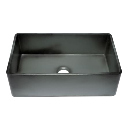 ALFI brand 32-5/8" Farmhouse Single Basin Fireclay Kitchen Sink Concrete