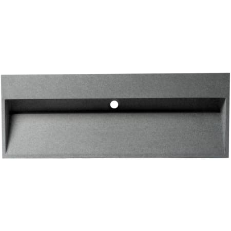 ALFI brand 48" Rectangular Concrete Semi-Recessed Bathroom Ramp Sink Concrete