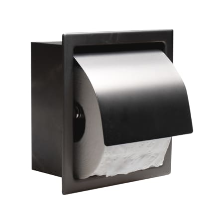 ALFI brand Recessed Toilet Paper Holder Brushed Black
