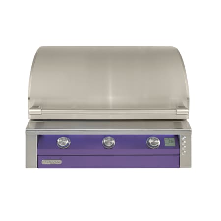 Alfresco 80,000 BTU 36 Inch Wide Natural Gas Built-In Grill with Intelli-Temp Blue Lilac