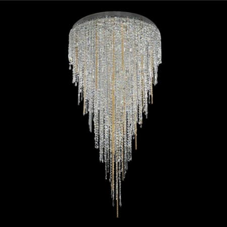 Allegri Tenuta Convertible 3 Light 1 Tier Chandelier with Firenze Clear Crystals Chrome